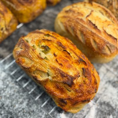 Jalapeño Cheddar Sourdough Loaf