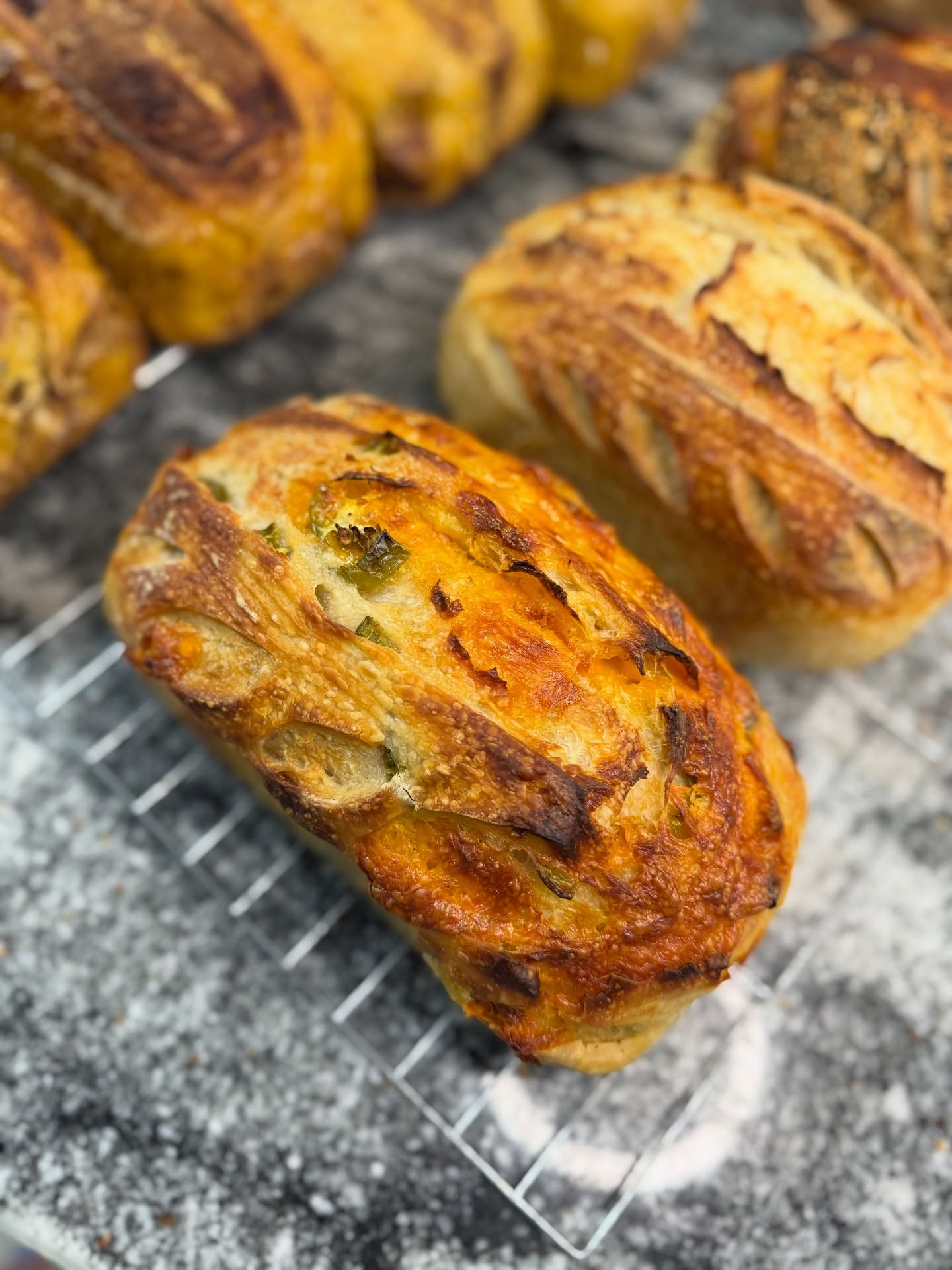 Jalapeño Cheddar Sourdough Loaf